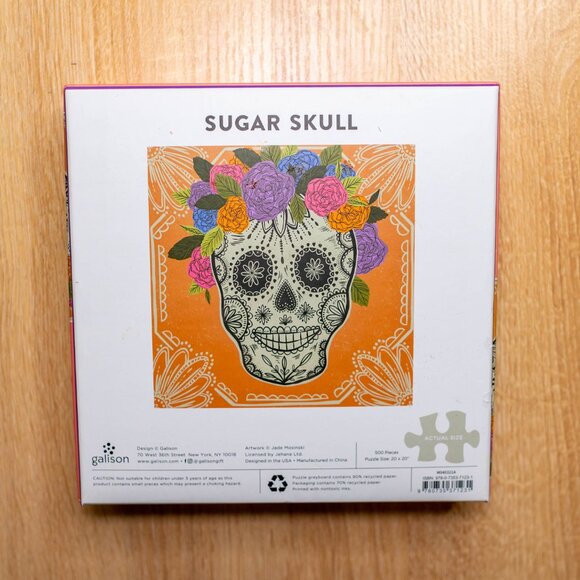 BOGO 💀 Sugar Skull Puzzle – 500 Pieces | Dia de los Muertos Inspired - Picture 2 of 3